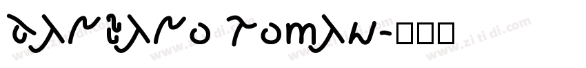 Barbaro Roman字体转换